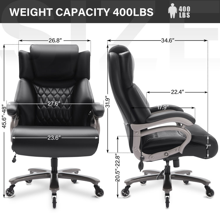 Office chair 400 lb weight online capacity